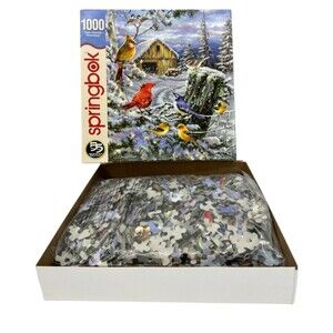 1000 Piece Puzzle "Frosty Morning Song" Springbok 24 x 30